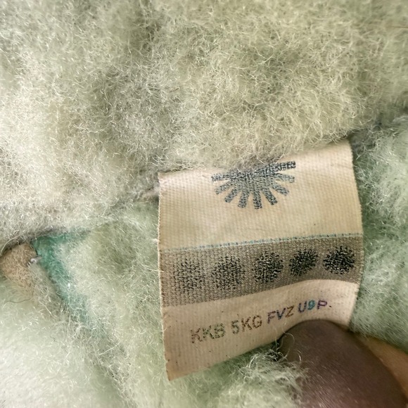 UGG Coquette Mint Green Suede Sheepskin Slippers Womens 9 G1WDQ84CNFJ - Picture 8 of 13